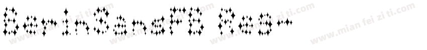 BerinSansFB Reg字体转换